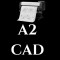 A2 Siyah Beyaz Cad Baskısı