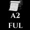A2 Siyah Beyaz Full Yoğunluk Baskı