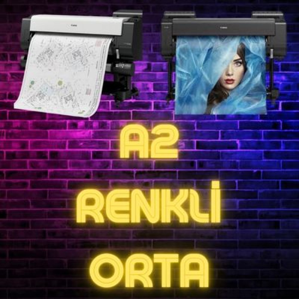 A2 RENKLİ Orta Yoğunluk Baskı